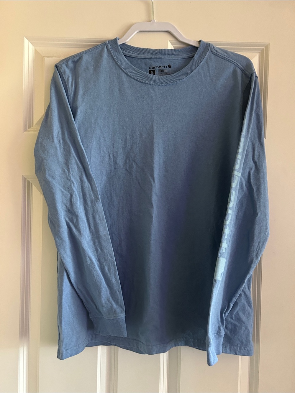 Carhartt dearborn loose ls logo T shirt  size S